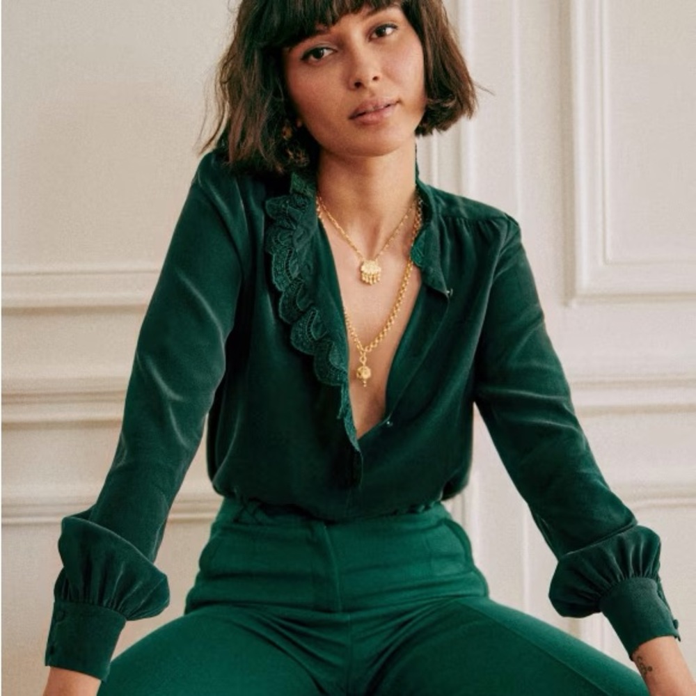 NWOT Sezane Chloe Shirt
